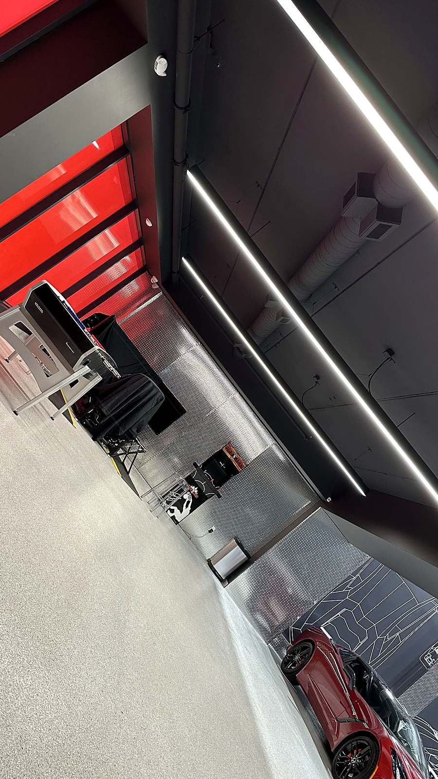 Commercial interior fit-out finishing